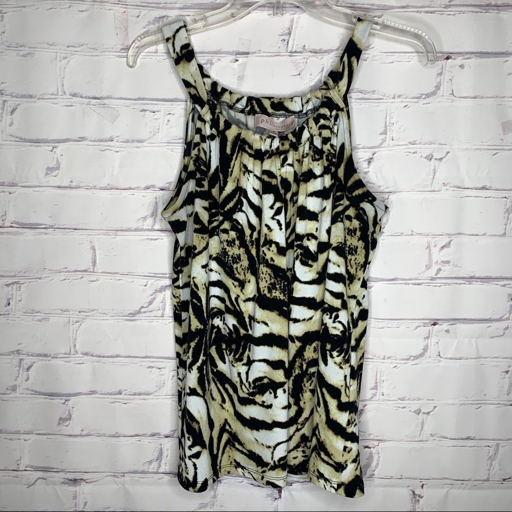 ‎Philosophy medium animal print tank top